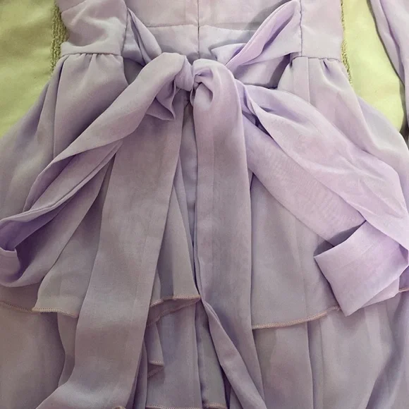 purple romper dress - Picture 4 of 4